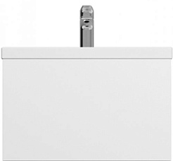 Am.Pm Тумба с раковиной Gem 60 белый глянец, с 1 ящиком – фотография-1